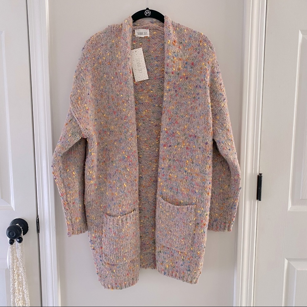 Sienna Sky Confetti Long Sweater